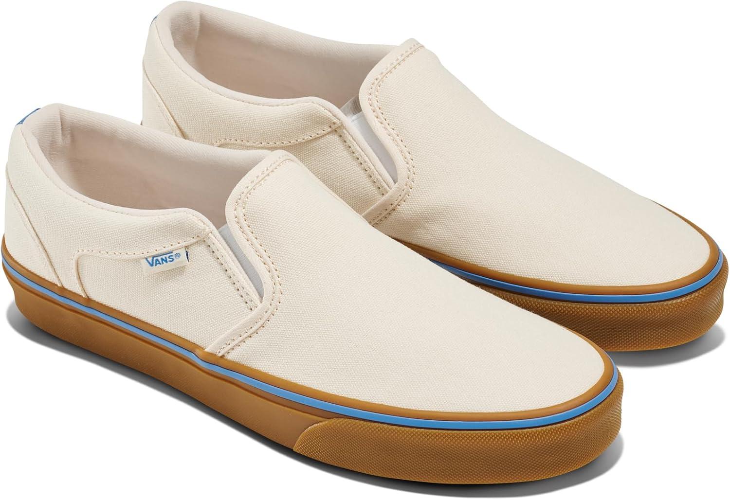 image:imageVans Mens Asher SlipOn ShoeGum Classic Cream