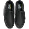 Vans Mens Asher Deluxe Slip-on Shoe | Comfortable Sneakers for Fashion, Walking & Everyday Wear(Textile Black/Black)