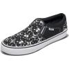 Vans Men’s Asher Slip-On Shoe(Alien Skull Black/White)
