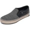 Vans Men’s Asher Slip-On Shoe(Houndstooth Black/Taupe)