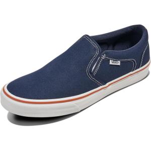 Vans Men’s Asher Slip-On Shoe(Varsity Block Parisian Night)