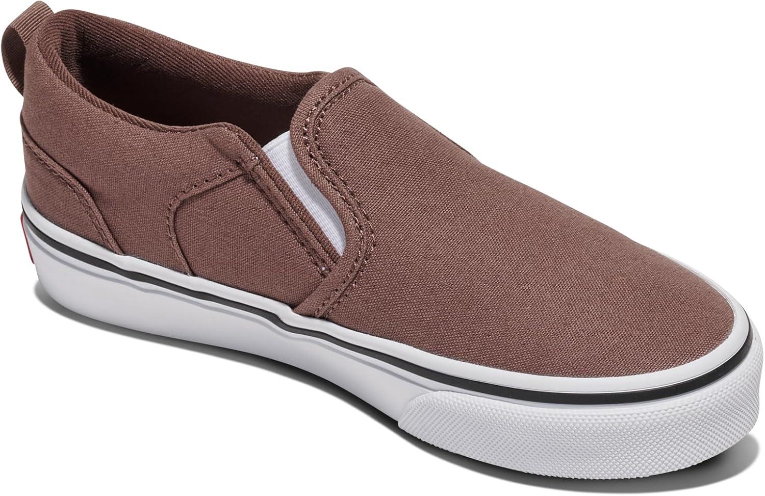 image:imageVans Kids Asher Slipon ShoeCanvas Deep Taupe