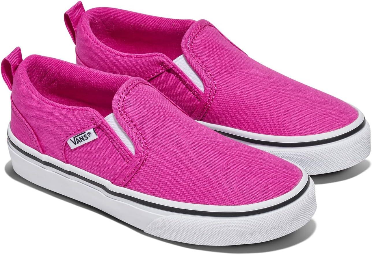 image:imageVans Kids Asher Slipon ShoeCanvas Raspberry Rose