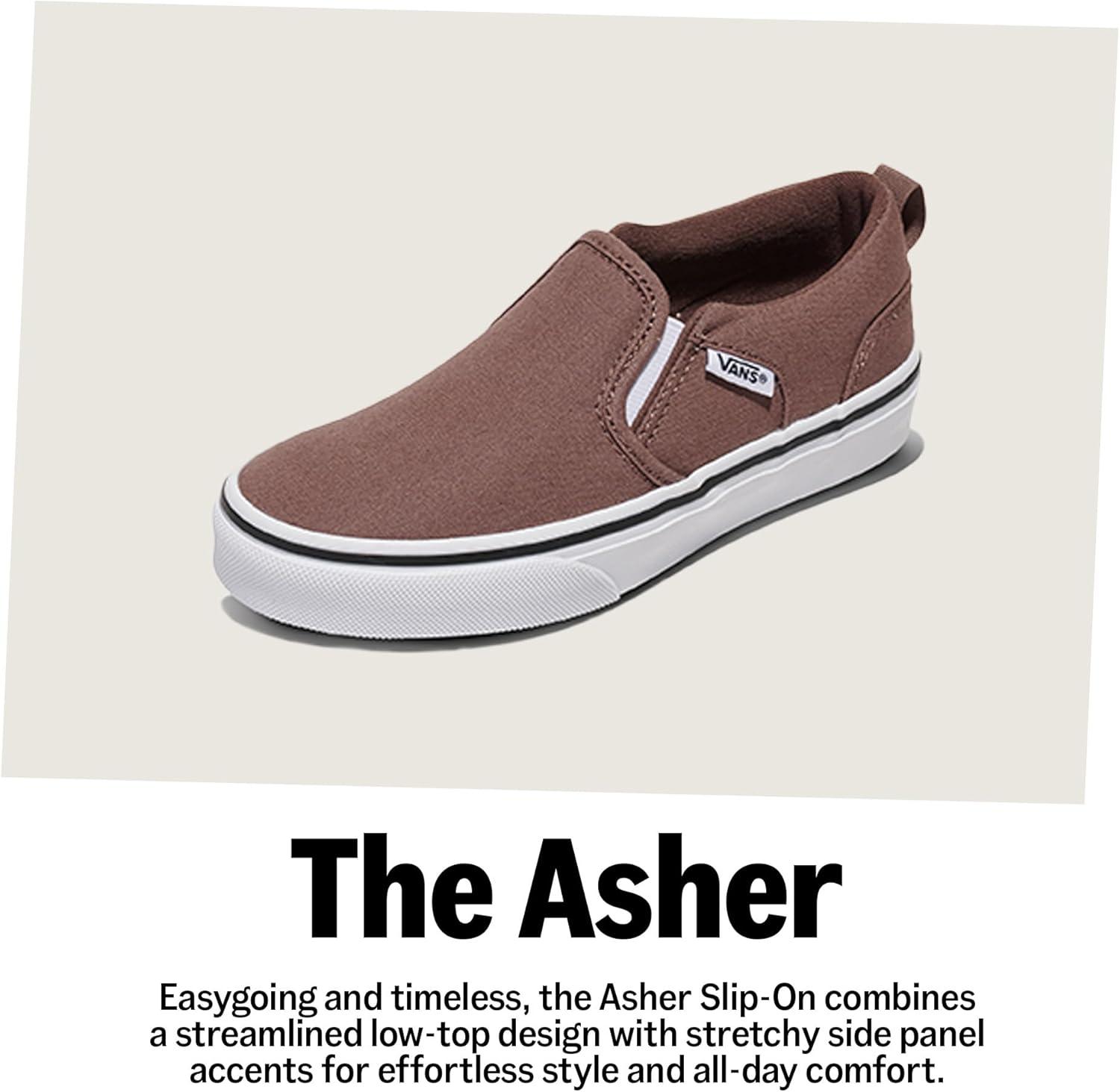 image:imageVans Kids Asher Slipon ShoeCanvas True Navy