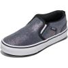 Vans Kids’ Asher Slip-on Shoe(Shimmer Black)