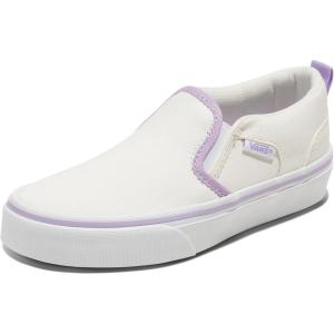 Vans Kids’ Asher Slip-on Shoe(Pastel Pop Soft Orchid)