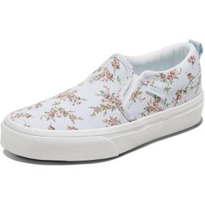 Vans Kids’ Asher Slip-on Shoe(Sweet Floral Dawn Mist)