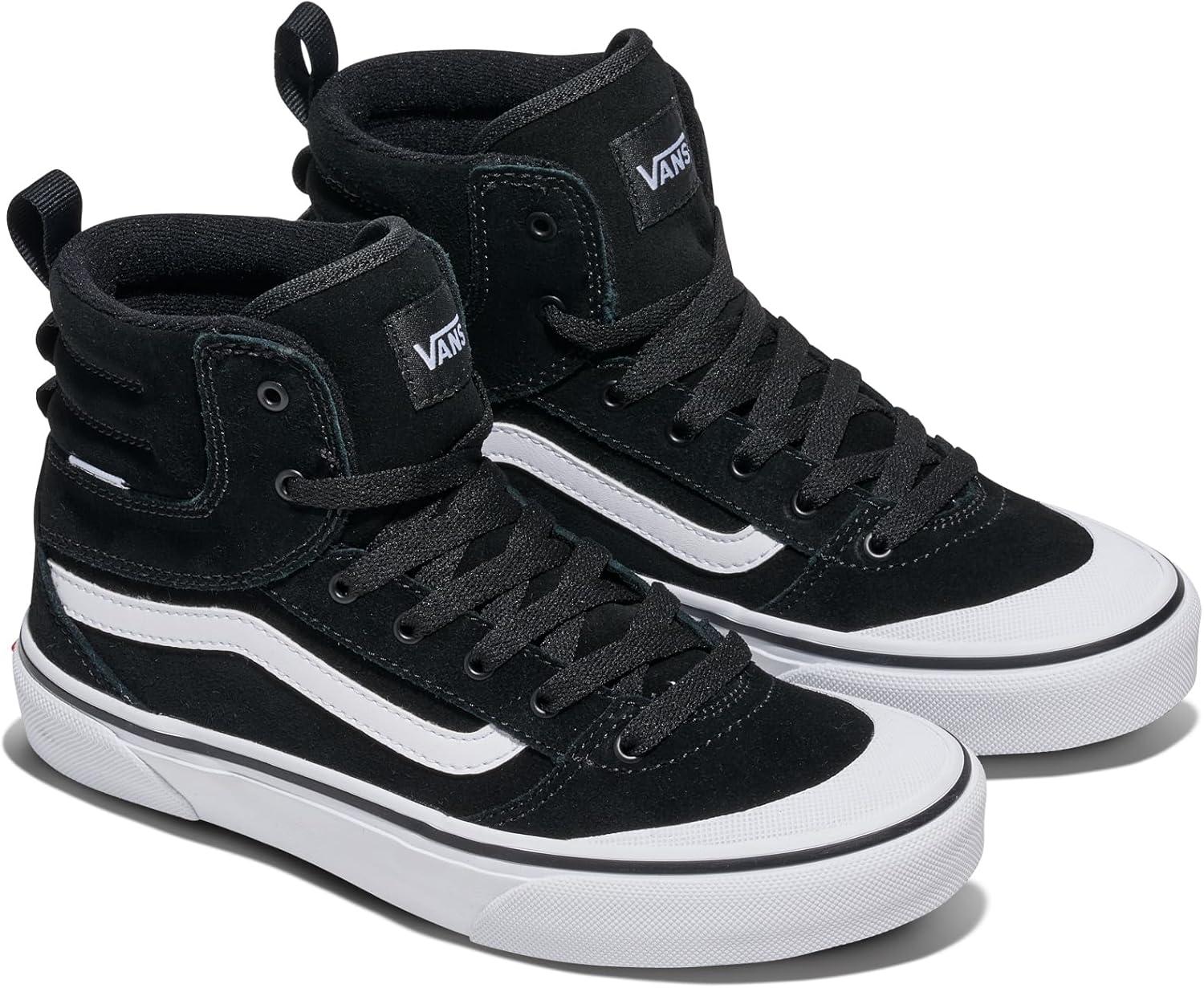 image:imageVans Womens Ashwood Hi Decon Hightop ShoeSuedeCanvas BlackWhite