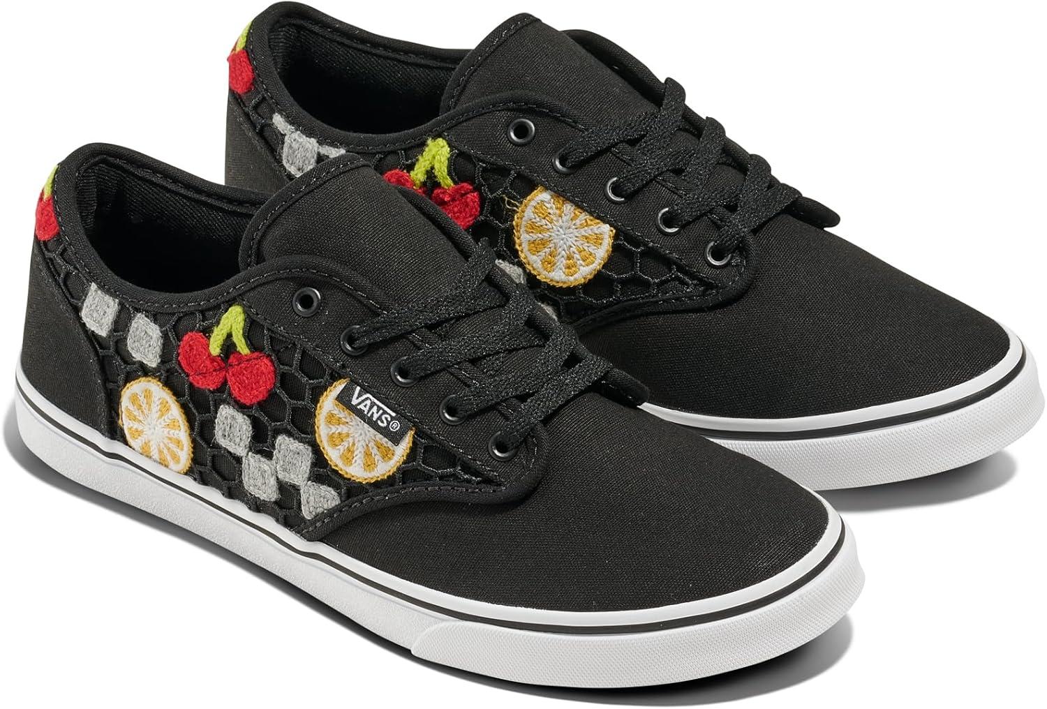 image:imageVans Womens Atwood Low Top ShoeCheck Applique Black