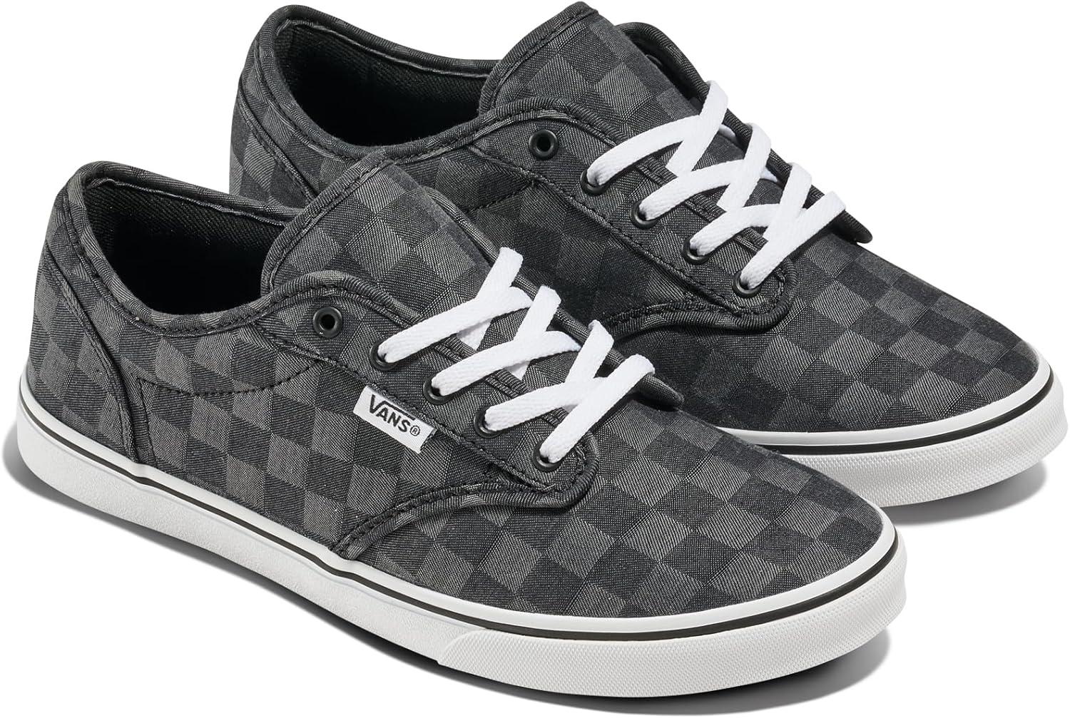 image:imageVans Womens Atwood Low Top ShoeCheck Textile Black