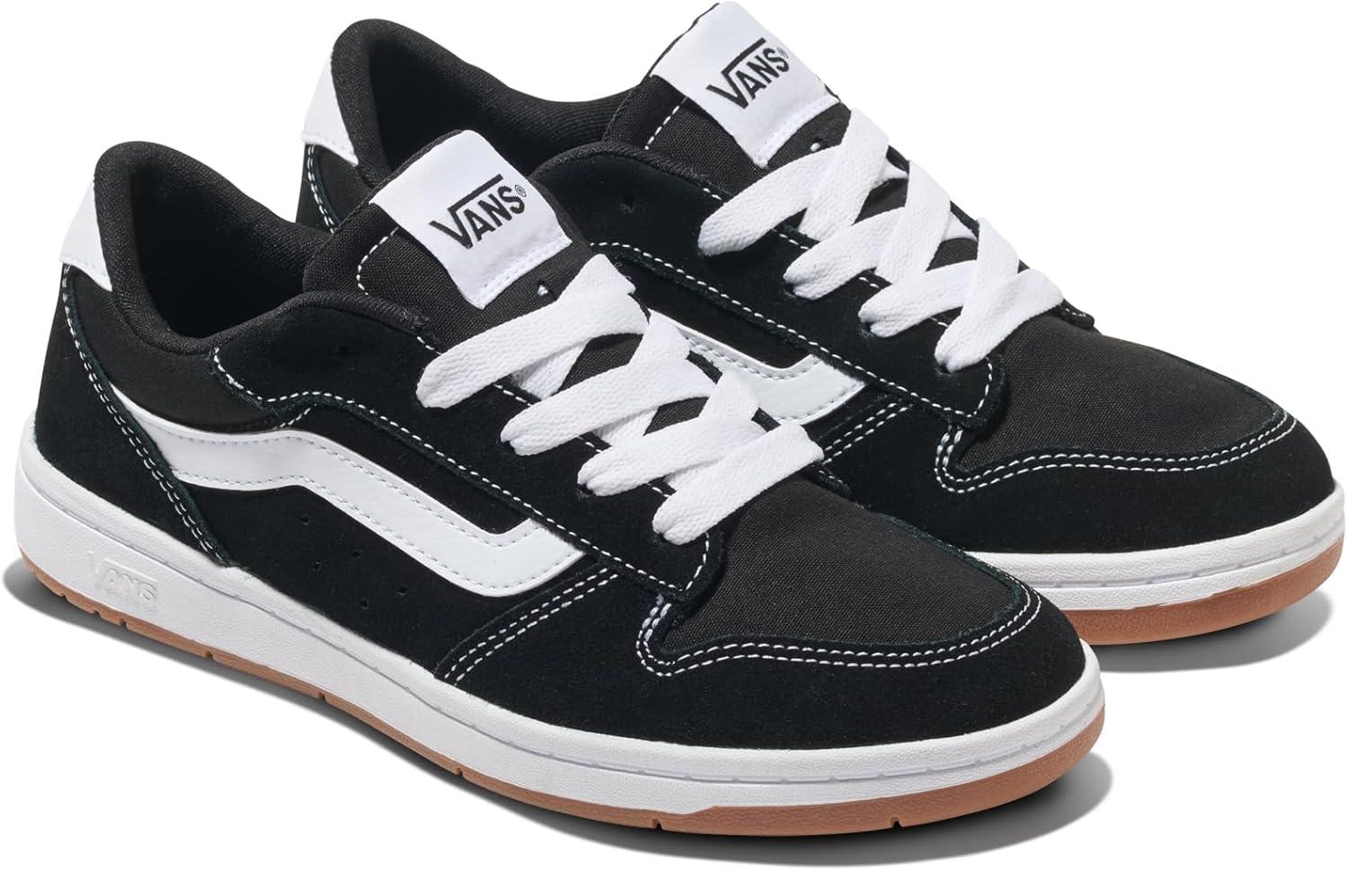 image:imageVans Womens Ryland Ls Shoe Retro Court Sneakers Tennis Fashion InspiredSuedeCanvas BlackWhite