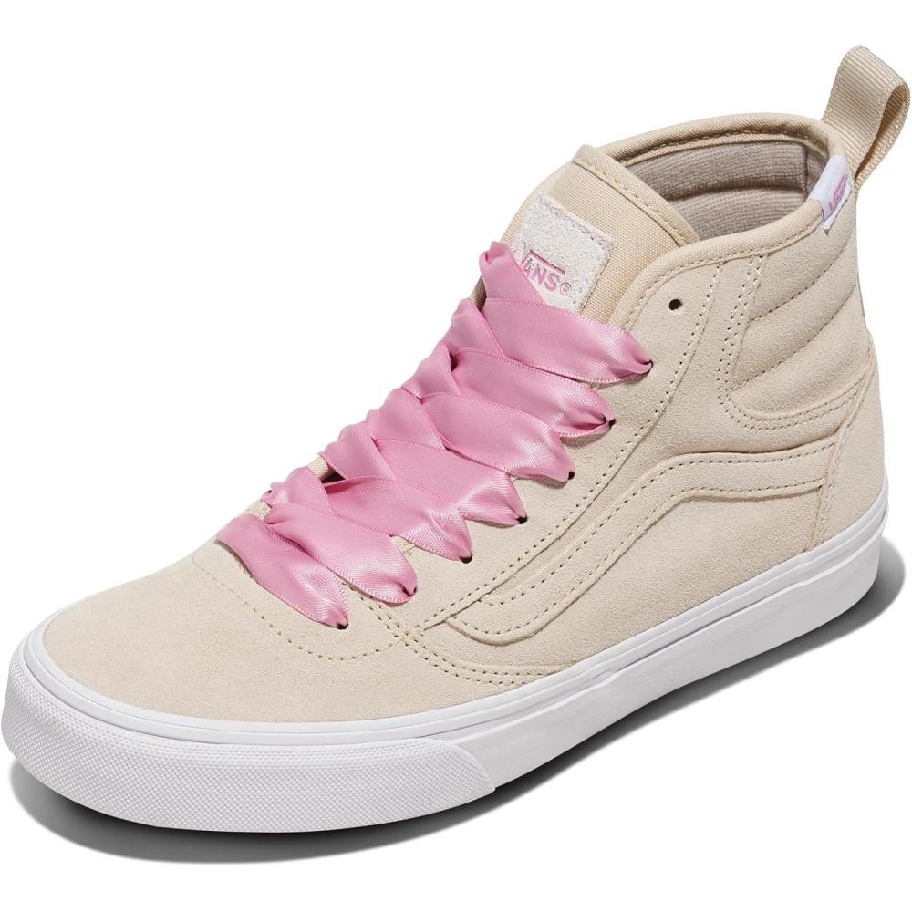 image:imageVans Womens Ashwood Hi Decon Hightop ShoeSatin Lace Oatmeal