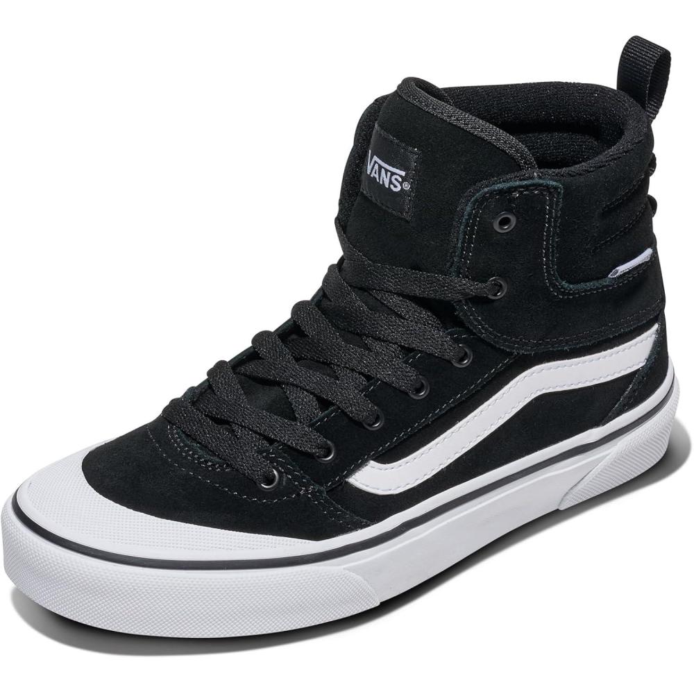 image:imageVans Womens Ashwood Hi Decon Hightop ShoeSuedeCanvas BlackWhite
