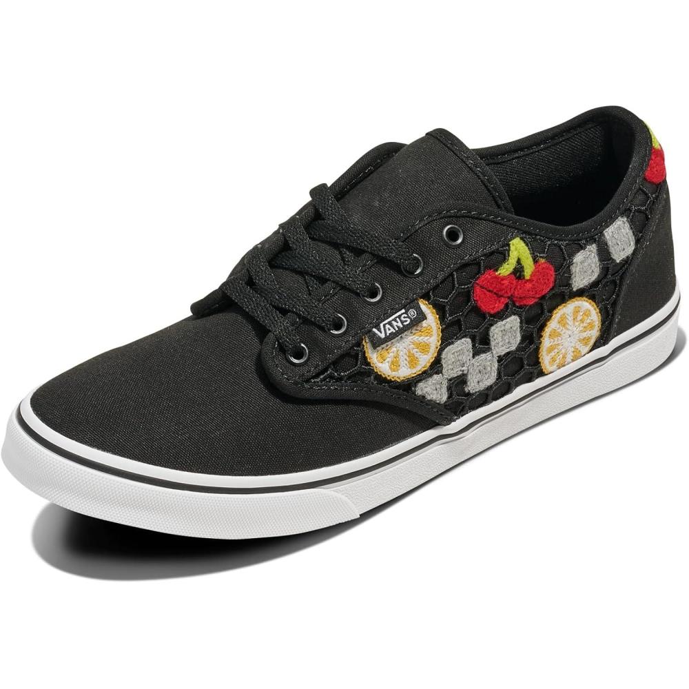 image:imageVans Womens Atwood Low Top ShoeCheck Applique Black