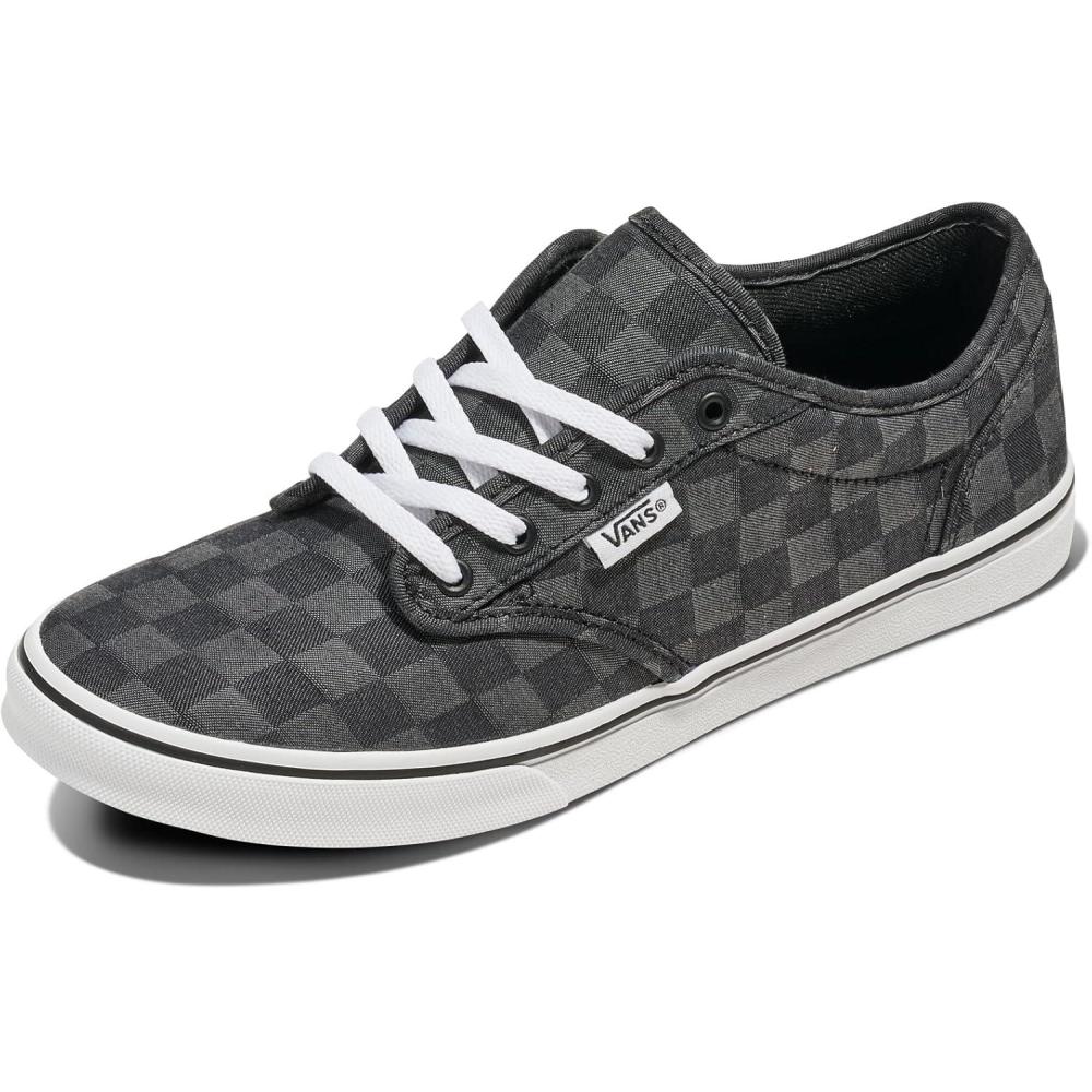 image:imageVans Womens Atwood Low Top ShoeCheck Textile Black