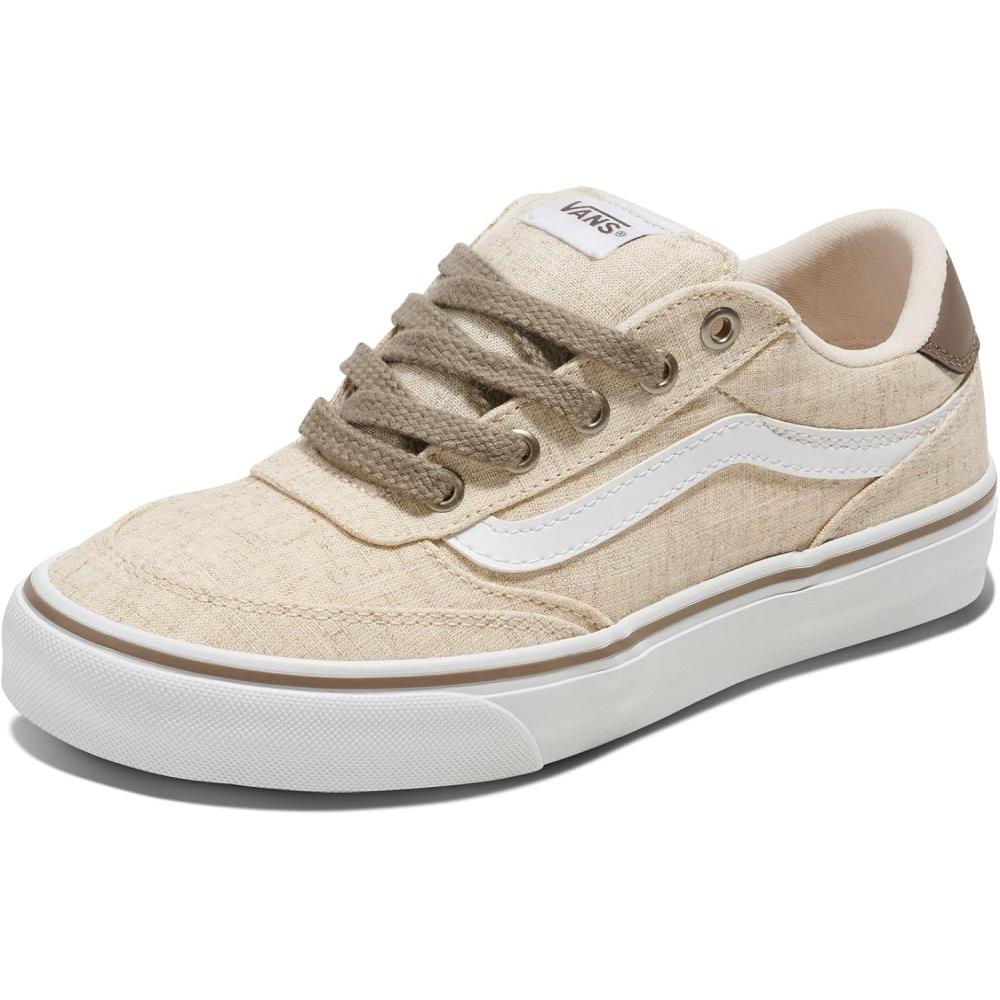image:imageVans Womens Brooklyn Deluxe Low Top SneakerNatural Linen Classic Cream