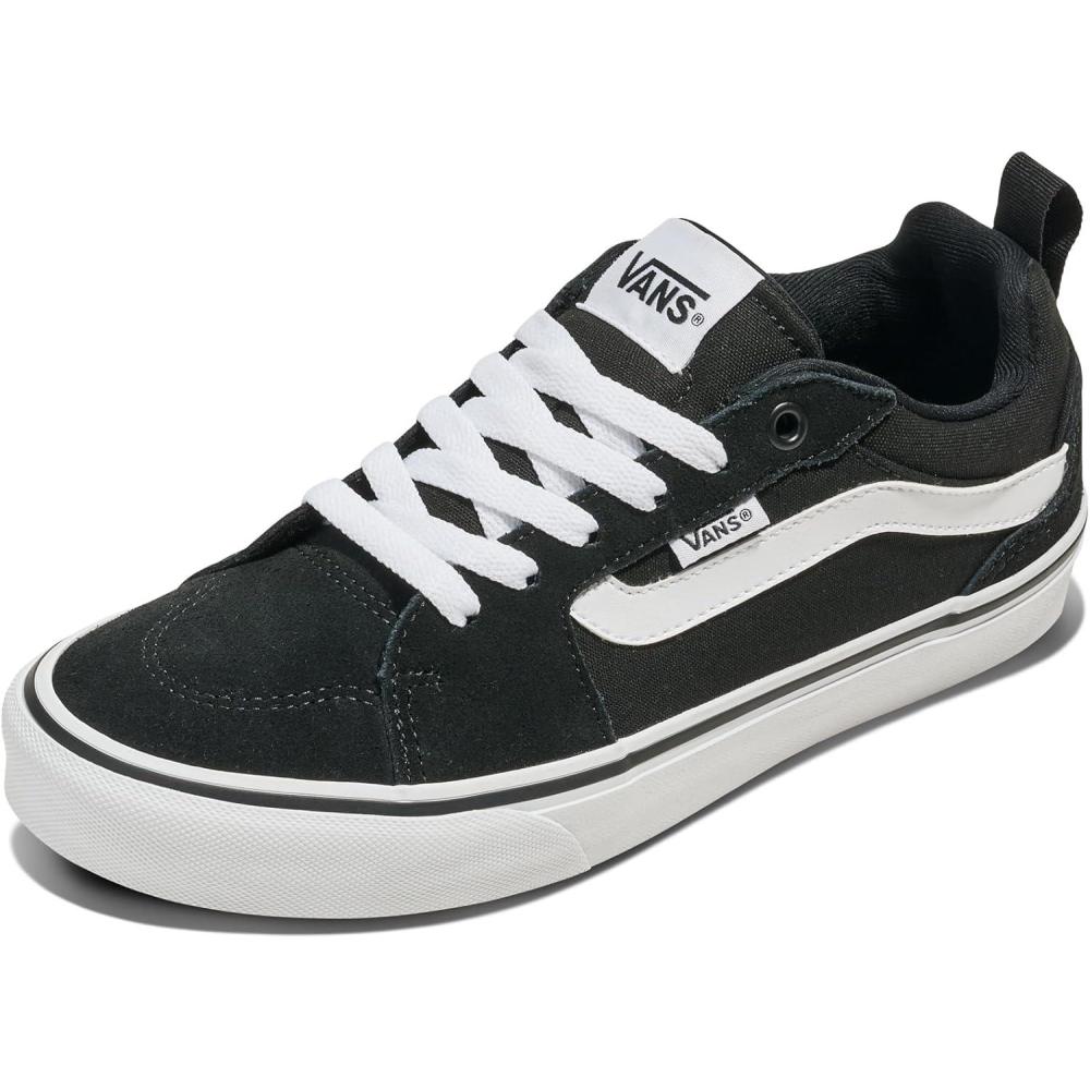 image:imageVans Womens Filmore Low Top ShoeSuedeCanvas BlackWhite