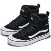 Vans Women’s Ashwood Hi Decon High-top Shoe(Suede/Canvas Black/White)