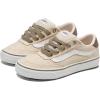 Vans Women’s Brooklyn Deluxe Low Top Sneaker(Natural Linen Classic Cream)