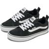 Vans Women’s Filmore Low Top Shoe(Suede/Canvas Black/White)