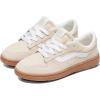 Vans Womens Ryland Ls Shoe – Retro Court Sneakers, Tennis Fashion Inspired(Suede Creme Brule)