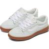 Vans Womens Ryland Ls Shoe – Retro Court Sneakers, Tennis Fashion Inspired(Suede Hint of Mint)