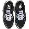 Vans Womens Ryland Ls Shoe – Retro Court Sneakers, Tennis Fashion Inspired(Suede/Canvas Black/White)
