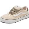 Vans Women’s Brooklyn Deluxe Low Top Sneaker(Natural Linen Classic Cream)
