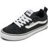 Vans Women’s Filmore Low Top Shoe(Suede/Canvas Black/White)