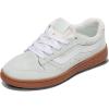 Vans Womens Ryland Ls Shoe – Retro Court Sneakers, Tennis Fashion Inspired(Suede Hint of Mint)