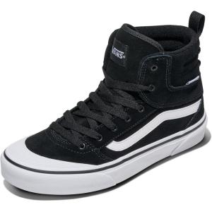 Vans Women’s Ashwood Hi Decon High-top Shoe(Suede/Canvas Black/White)