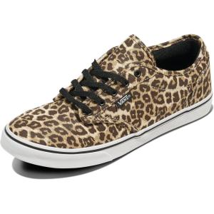 Vans Womens Atwood Low Top Shoe(Leopard Black)
