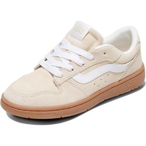 Vans Womens Ryland Ls Shoe – Retro Court Sneakers, Tennis Fashion Inspired(Suede Creme Brule)