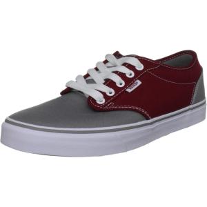 Vans Women’s Skateboarding(Canvas Mid Grey Rio Red)