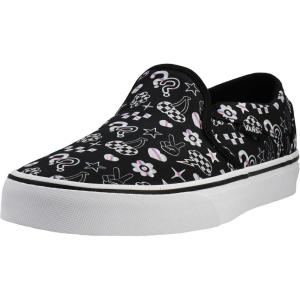 Vans Women’s Asher Adult Low Top Sneakers(Iridescent Doodle Black)