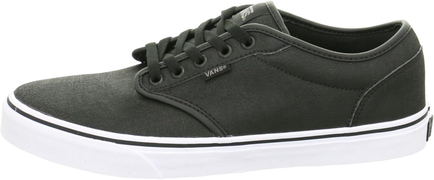 image:imageVans Womens Classic Slip On Platform SneakersBuck Leather Black White