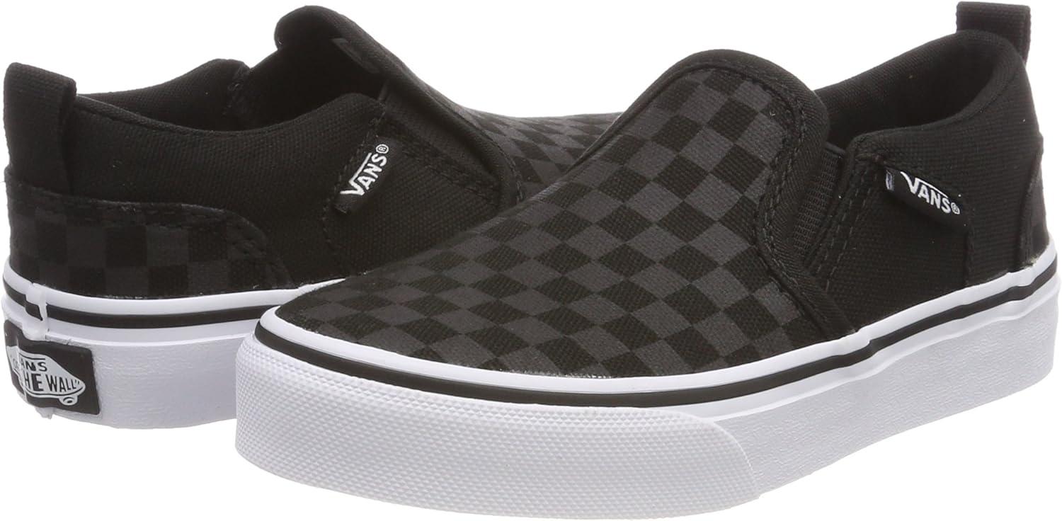 image:imageVans Womens Classic Slip On Platform SneakersChecker Black Black