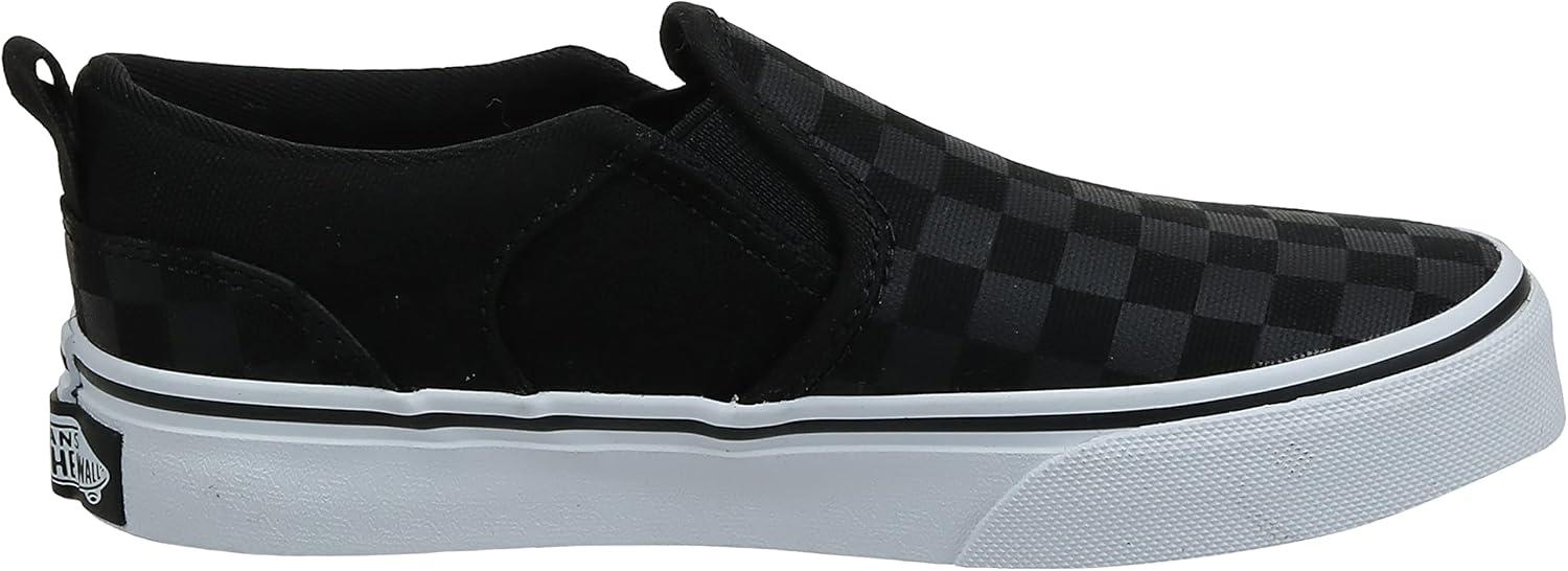 image:imageVans Womens Classic Slip On Platform SneakersChecker Black Black