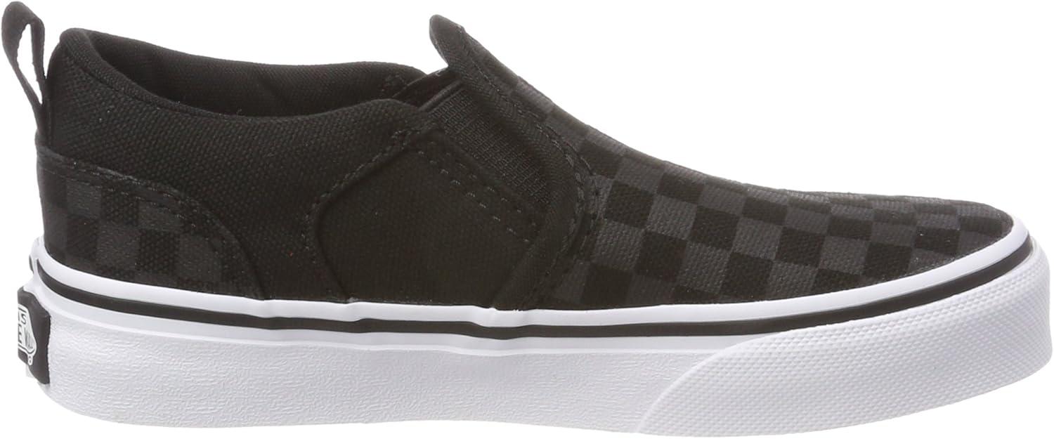 image:imageVans Womens Classic Slip On Platform SneakersChecker Black Black