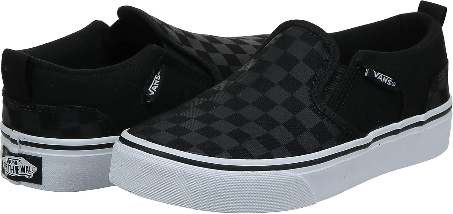 image:imageVans Womens Classic Slip On Platform SneakersChecker Black Black
