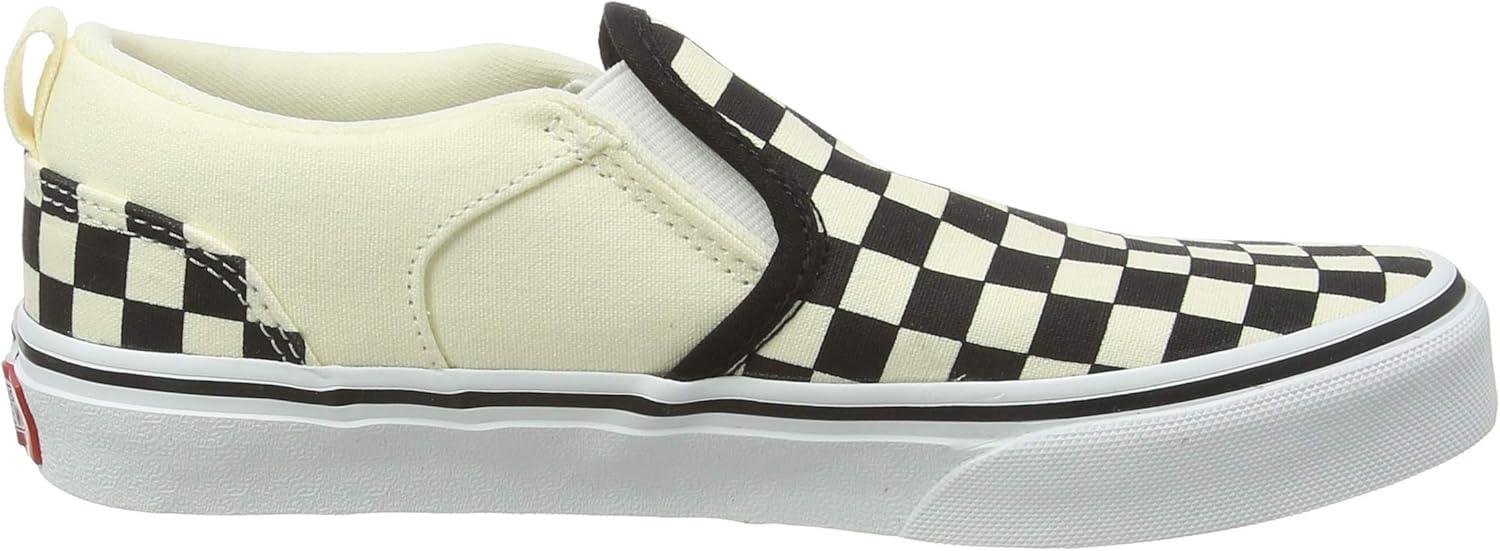 image:imageVans Womens Classic Slip On Platform SneakersCheckers Black Natural