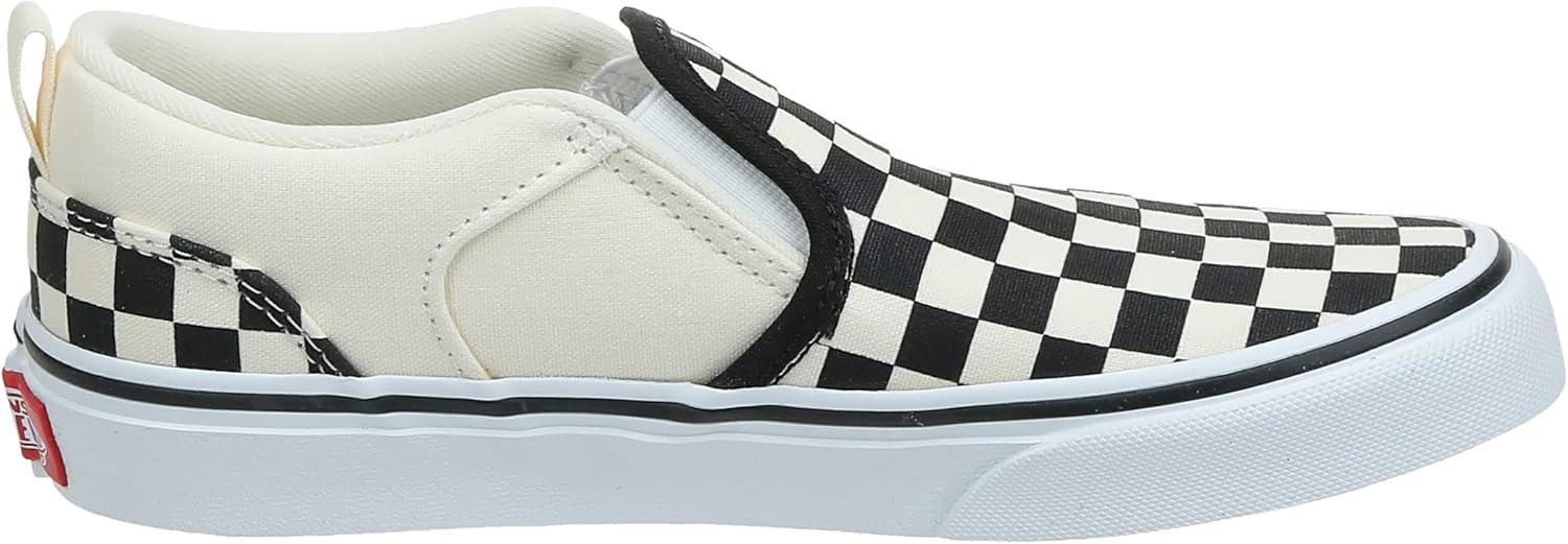 image:imageVans Womens Classic Slip On Platform SneakersCheckers Black Natural