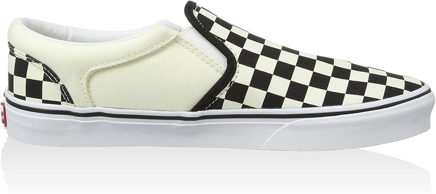 image:imageVans Womens Classic Slip On Platform SneakersCheckers Black Natural Ipd