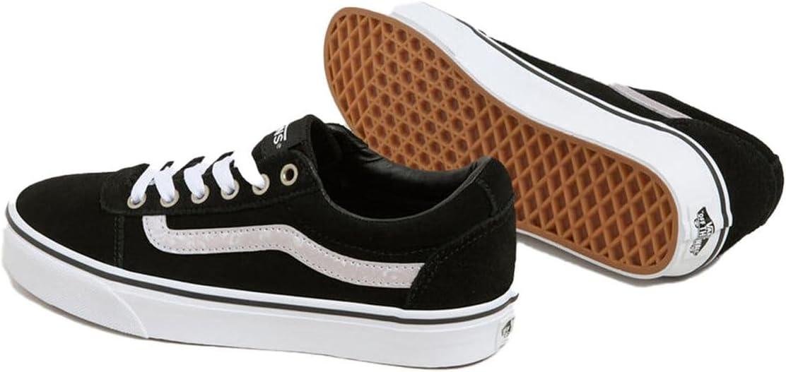 image:imageVans Womens Classic Slip On Platform SneakersMetallic Sidestripe Black