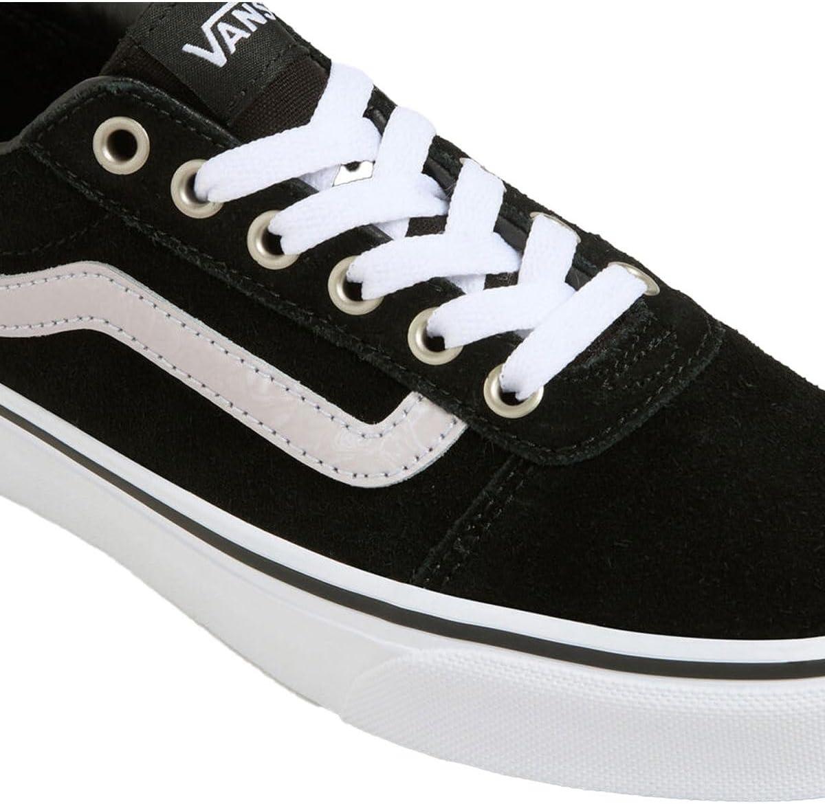 image:imageVans Womens Classic Slip On Platform SneakersMetallic Sidestripe Black