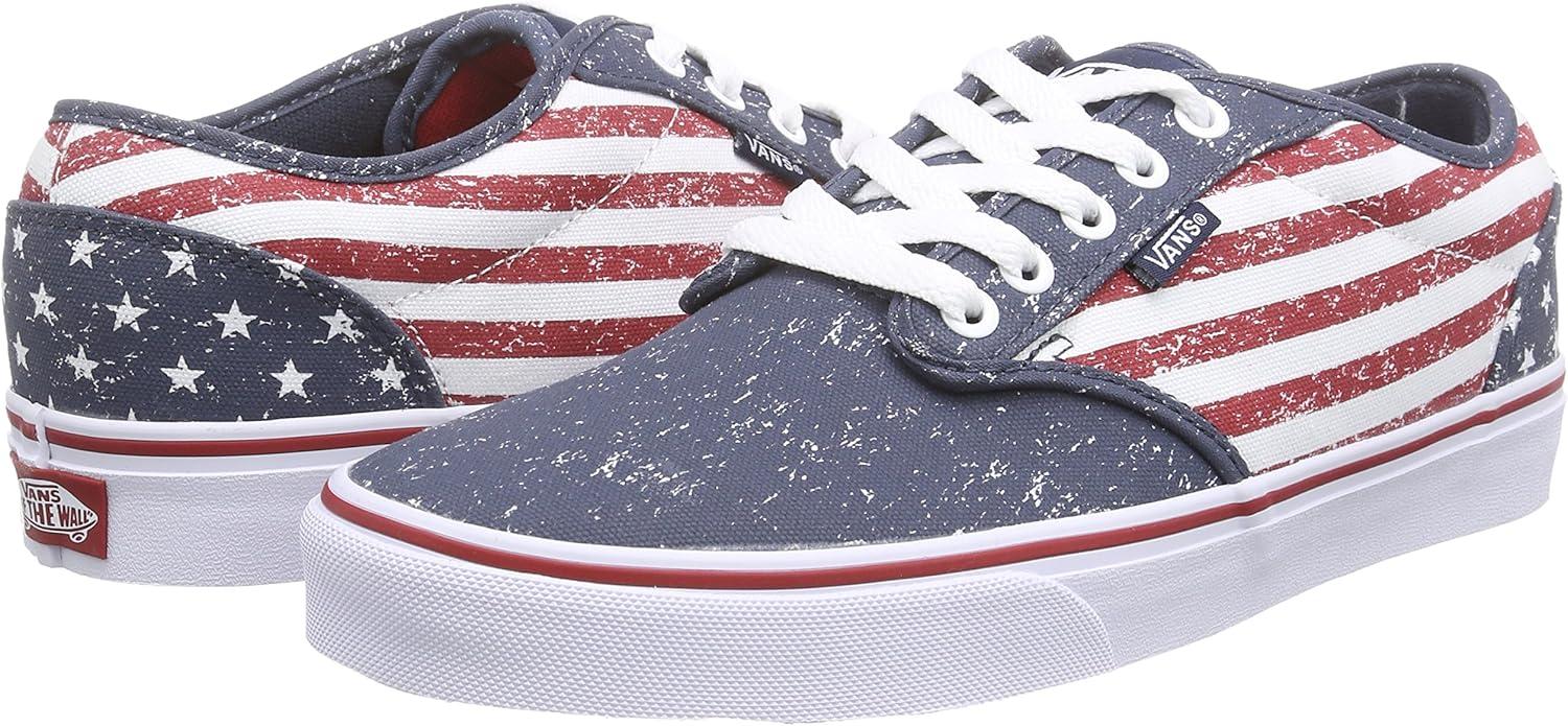 image:imageVans Womens Classic Slip On Platform SneakersMulticolored Flag Stv Navy Chili Pepper