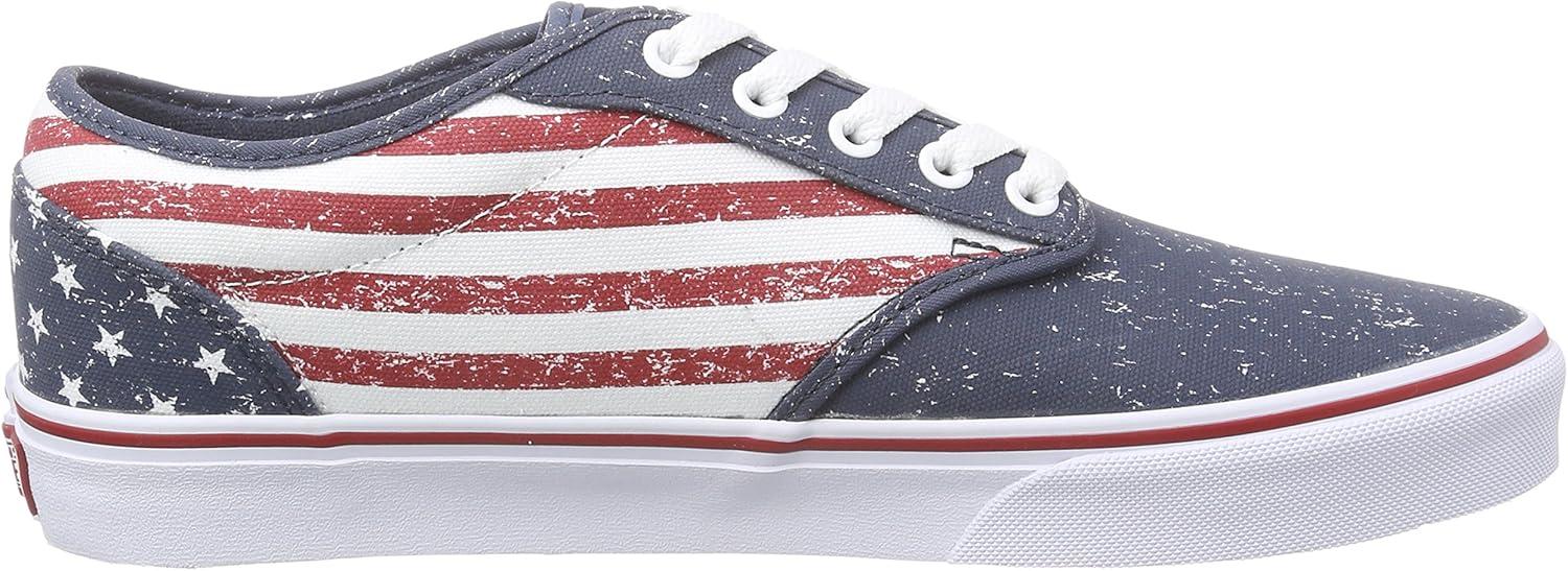 image:imageVans Womens Classic Slip On Platform SneakersMulticolored Flag Stv Navy Chili Pepper