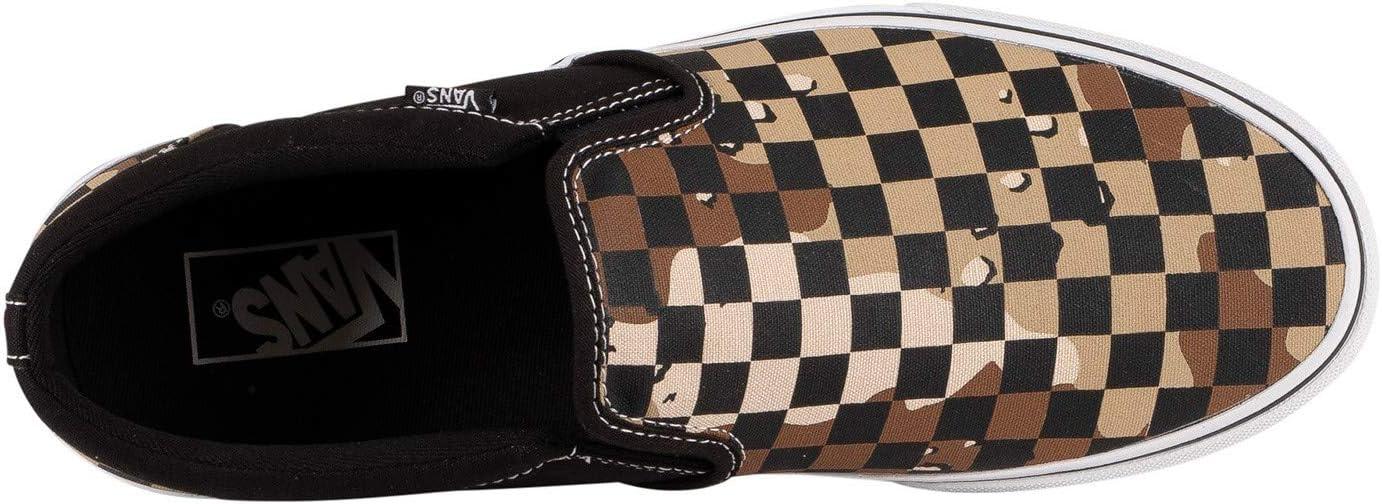 image:imageVans Womens Classic Slip On Platform SneakersMulticolour Camo Check Black White W4r