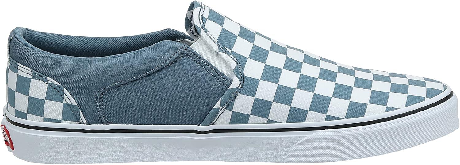 image:imageVans Womens Classic Slip On Platform SneakersMulticolour Checkerboard Blue Mirage White W50