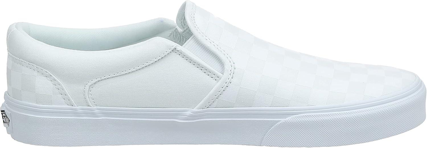image:imageVans Womens Classic Slip On Platform SneakersWhite Checkerboard White White W51